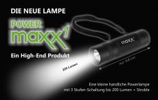Lampe Maxx1 mit 200 Lumen Power LED